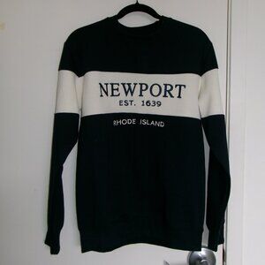 Navy and White "Newport Rhode Island" Sweatshirt